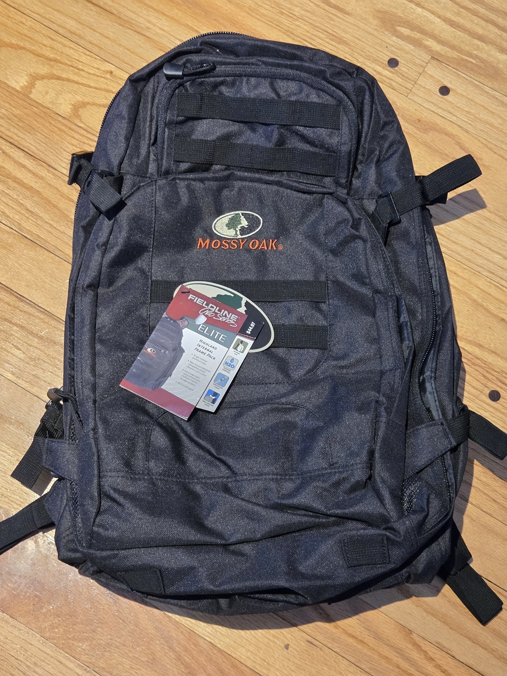 Mossy Oak Black Tactical Fieldline Pro Series Elite Backpack